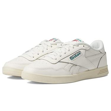 Imagem de Reebok Tênis feminino Court Advance, Giz/verde escuro/vermelho claro, 40