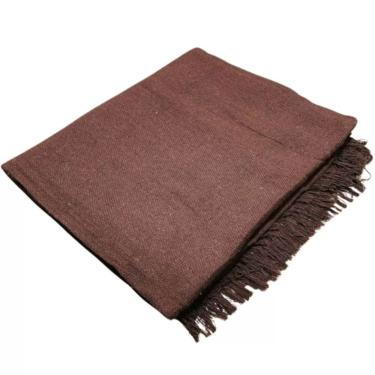Imagem de 02 Manta Para Sofá 2,20x1,70 Capa Protetora De Sofa Cama De Luxo 100% Algodão Tecido Grosso 02 Marrom