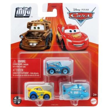 Imagem de Disney Pixar Pacote Com 3 Mini Racers Da Cars, Patrocinado Por Dino Rotor Turbosky, Dinoco Cruz Ramirez E Relâmpago Mcqueen