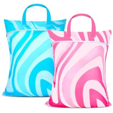 Imagem de Bolsa de viagem para roupa suja Nidoul à prova d'água com alça, 2 peça