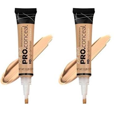 Imagem de Corretivo L.A. Girl Pro Conceal HD Creamy Beige 8 ml (pacote com 2)