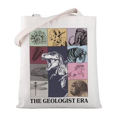 Imagem de WSNANG Presentes de geólogos The Geologist Era, reutilizável, saco de compras, professor de geologia, estudantes, colecionadores de rocha, presentes, Geologist Tb