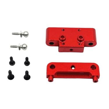 Imagem de JunZheHub Peças Sobressalentes para a Divisória Frontal de Carros de Modelismo RC Na Escala 1:24, Reforço para Carros E Caminhões em Miniatura, vermelho