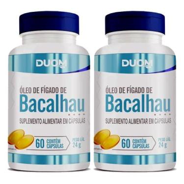 Imagem de Óleo de Fígado de Bacalhau 60cps 250mg Maltta Nutrition  Kit 2 Frascos