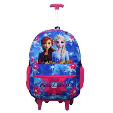 Imagem de Mochila escolar juvenil com rodas frozen - Nh Mix