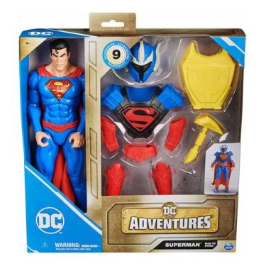 Imagem de Dc - Boneco Superman Homem De Aço De 30cm Com Acessórios - Sunny