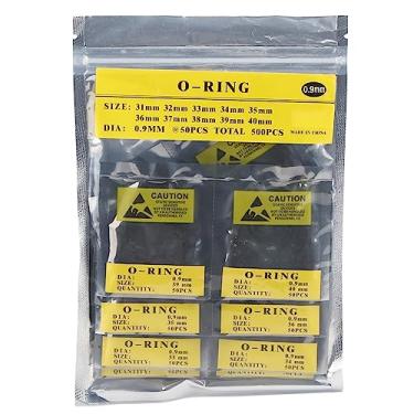 Imagem de Estink Jogo de Vedação de Borracha O Ring para Relógio, Vedantes Impermeáveis Com 10 Tamanhos de 31mm a 40mm, 500Pcs Anéis de Vedação de Borracha para Ferramenta de Reparo de Relógio,