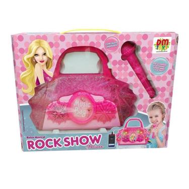 Imagem de Bolsa Infantil Musical Rock  Microfone Toca Musica Celular