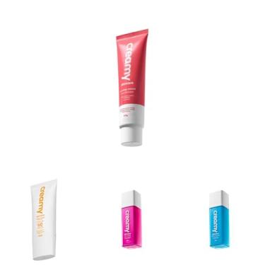 Imagem de Kit Creamy Skincare Rotina Completa: Calming Cream 40g + Protetor Facial + Ácido Mandélico + Ácido Glicólico