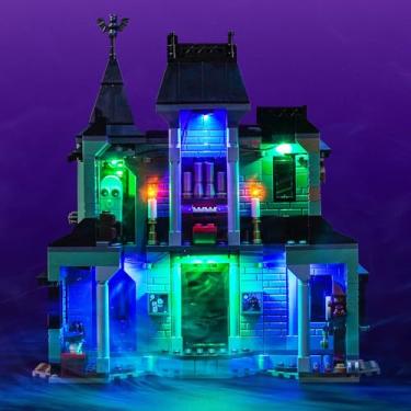 Imagem de LocoLee Kit de luzes compatível com Lego 31167 Haunted Mansion – sem modelo apenas luz, acessórios de iluminação LED compatíveis com Lego 3 em 1 31167 (versão padrão)