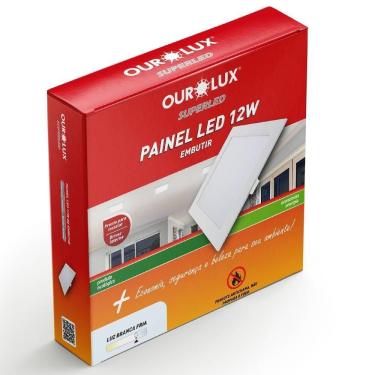 Imagem de Painel Abs Led Embutir 18 Watts Bivolt 2700k Redondo - 02900 - Ourolux
