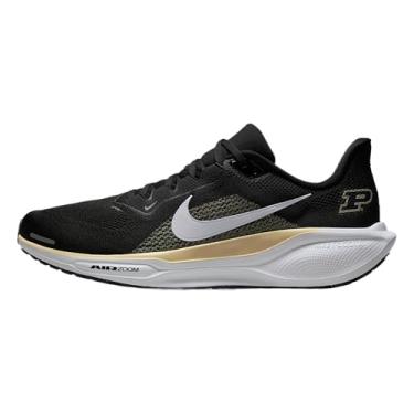 Imagem de Nike Tênis de corrida masculino Purdue Pegasus 41 College Road (preto/time dourado/branco), Preto/Team Gold/White, 45