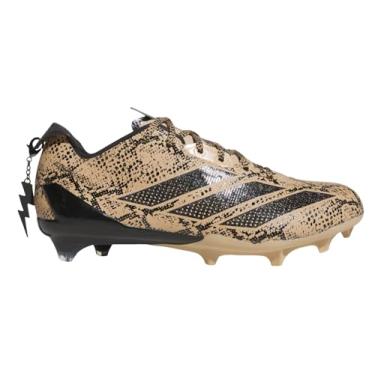 Imagem de adidas Tênis masculino Adizero Electric Chuteiras de futebol, Arenito quente/preto/bronze pré-amado, 43