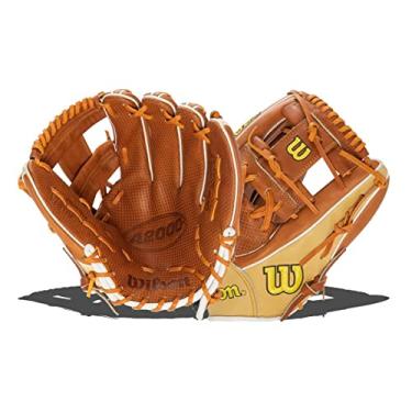 Imagem de WILSON Luva de beisebol masculina Infield, 29,8 cm - Controle de giro bronzeado/loiro, 43
