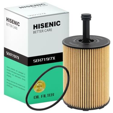 Imagem de Hisenic Filtro de óleo serve para VW Jetta TDI Beetle CC Eos Golf Passat, serve para Select A3 TT Quattro, substituição direta para OEM # 071115562A 071115562C