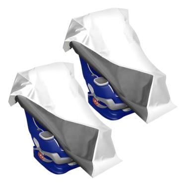 Imagem de Tuxihapp Capa de proteção solar para assento de carro de bebê - Protetor térmico refletivo para assento de carro infantil mantém os assentos de bebê em temperatura fria - Acessório de viagem para