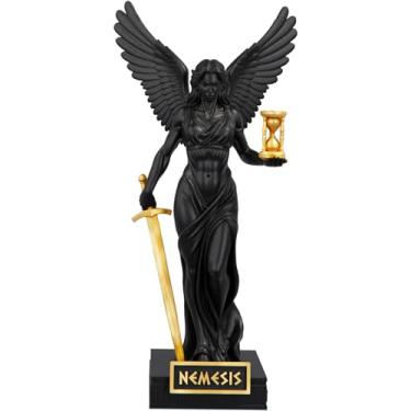 Imagem de Estátua Nemesis - Deusa Grega da Vingança (Cor Aurum Noctis)
