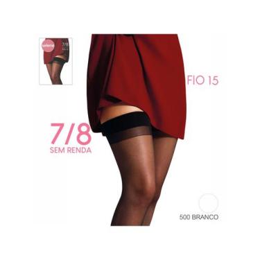 Imagem de Meia-Calça 7/8 Selene 9007.001 Fio 15 Sem Renda T. Único, U, 001, 500,
