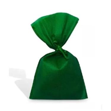 Imagem de 3 Saco Grande Tnt 35x50cm para Presente, Organizar, Multiuso, Sacolinha de natal. (Verde)