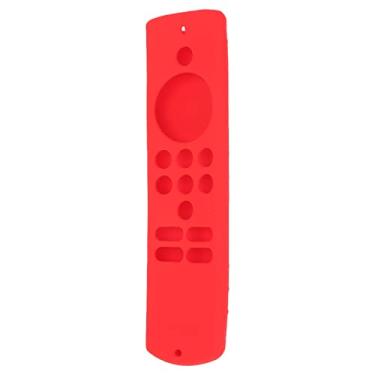 Imagem de Phefop Capa de Controle Remoto, Capa Protetora Antiderrapante Macia de Silicone Com Cordão para Fire TV Stick Lite (#12)