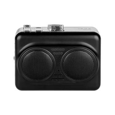 Imagem de EBTOOLS Leitor de Fita Cassete, Canal Duplo Estéreo, Entrada para Fone de Ouvido de 3,5 Mm, Conversor Portátil de Cassete para Mp3, Gravador USB, Som Nítido, Reversão Automática (BLACK)