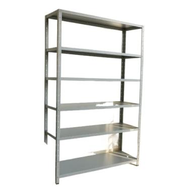 Imagem de Estante Prateleira Industrial em Aço Multiuso Loja Fábrica(Cinza)
