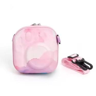 Imagem de Capa protetora bolsa para câmera, capa fofa de eva à prova de choque colorida para câmera instantânea para fujifilm instax mini 7 8 9 11 12 40 (PINK)