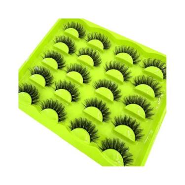 Imagem de Cílios Postiços De 25MM, 10 Pares, Efeito Fluffy E Leve, Volume Espess