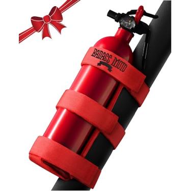 Imagem de Badass Moto Suporte para extintor de incêndio Jeep, compatível com suporte de extintor de incêndio Jeep Gladiator para Jeep Wrangler 1965-2026 JL JK JKU TJ CJ - Sem instalação de ferramenta para