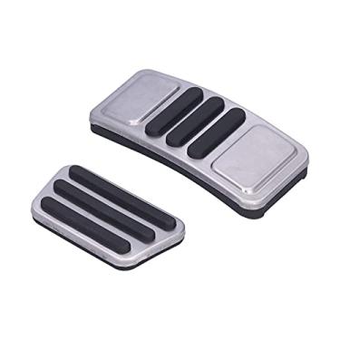 Imagem de aqxreight 2 Peças Capa do Pedal do Acelerador Almofada Pedal Freio Antiderrapante Adequada para 2015-2019 Evita e Superfície a Condução para e Freio Fit Pad Acelerador Antiderrapante