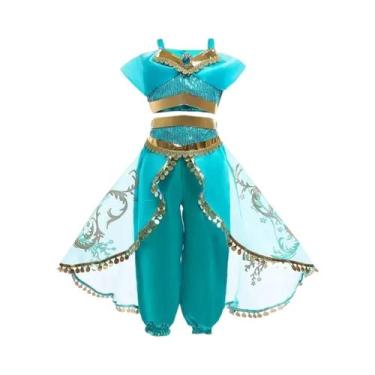 Imagem de Fantasia De Princesa Elsa Anna Rainha Da Neve Frozen Jasmine Para Meni