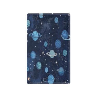 Imagem de Wassud Placa de cobertura para interruptor de luz de estrelas e planetas, capas de tomadas duplex, placa de parede decorativa, decoração de casa, sala de estar, quarto