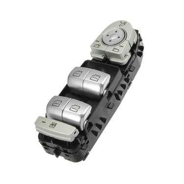 Imagem de Partuto A2229052004 Interruptor de janela elétrica mestre do carro dianteiro lado do motorista para Mercedes-Benz W222 V222 X222 S300 S350 S400 S500 S600 S63 para AMG 2013-2017 preto substituição