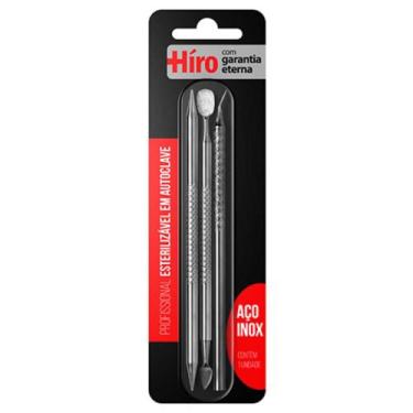 Imagem de Kit de Espátula Palito Desencravador Inox - 3 Unidades - Hiro