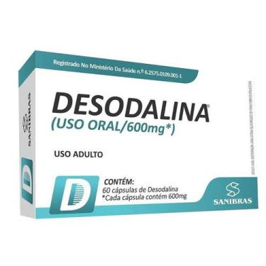Imagem de DESODALINA 600MG 60 CÁPSULAS SANIBRAS - Suplemento para Controle de Ap