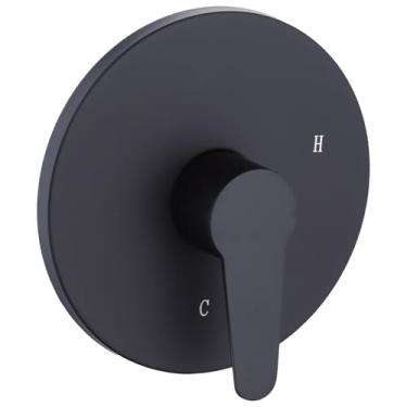 Imagem de Liberflow Kit de acabamento de chuveiro compatível com válvula Pfister Modern Trim Only Single Handle, 1-Hole Finish, R89040K (Balck)