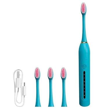 Imagem de Escova de dentes elétrica recarregável Sonic(Azul)