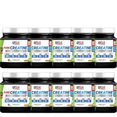 Imagem de Creatina Efervescente Importada 10 UN - Para Revendedores – Rápida Absorção e Máxima Performance - USA SPORT NUTRITION