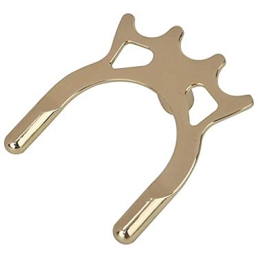 Imagem de KIMISS Metal Antiderrapante Bilhar Snooker Piscina Cue Resto Ponte Cabeça Titular para Acessórios de Bilhar-tipo Cruzado Com Partículas de Plástico (Garfo alto de metal)
