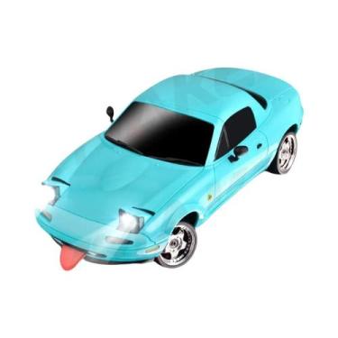 Imagem de Carro RC De Drift Em Escala 1/18 Mazda MX5 24GHz Com Luzes LED E Funçã