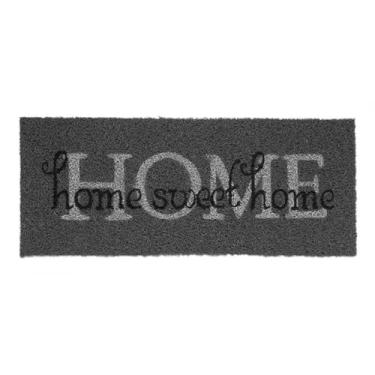 Imagem de Tapete Entrada Porta Casa Apartamento Capacho 40x60 40x75 Home Bem Vindo Diversos Bege Preto Cinza(Home Sweet Home 30x70)