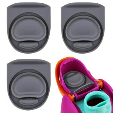 Imagem de ZONBBEE 3 peças de rolha de substituição de vedação de borracha compatível com Owala Freesip16/19/24/32/1,134 g, tampa de bico, junta de garrafa de água, acessórios de peças de tampão de silicone