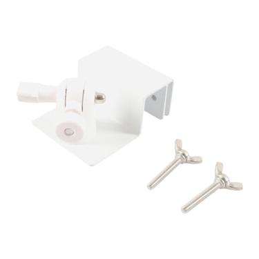 Imagem de BLWOTMOR Suporte para Calha com Rosca de 1/4” E Fixadores Inclusos, Branco