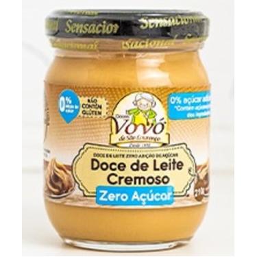 Imagem de Doce de Leite Cremoso Zero Açúcar e Glúten de 210g-Vovó de São Lourenço