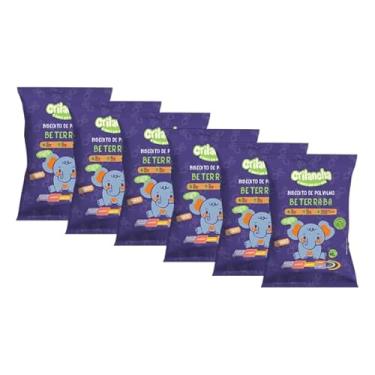 Imagem de Kit 6X: Biscoito de Polvilho Beterraba Vegano Orgânico Crilancha 40g