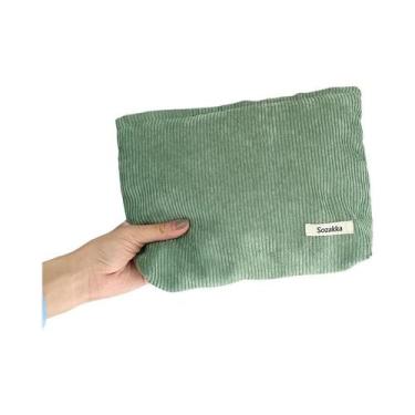 Imagem de Bolsa De Maquiagem Grande Feminina, Necessaire De Moda, Estojo Com Zíp