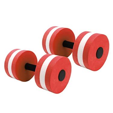 Imagem de Cocoarm 2pcs Halteres de Espuma Aqua Halteres Altamente Flutuantes para Piscina Flutuantes de EVA Design Colorido para Esportes Aquáticos Tamanho Único 15 X 27cm/5,9 X (vermelho)