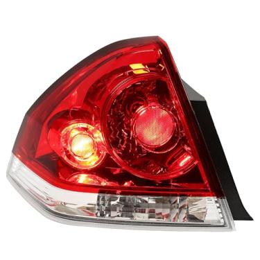 Imagem de KUAFU Luz traseira esquerda com lâmpada compatível com Chevrolet Impala 2006-2013 Chevrolet Impala 2014-2016 Chevrolet Impala Limited substituição para lente vermelha de plástico 25971597 GM2800193