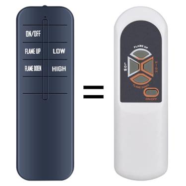 Imagem de MOVHEIYL 30000032 Controle remoto de substituição para aquecedor elétrico de lareira de surto de calor modelo B C CS W1 W1A W17 W18 W5 X1 X23A X5A X5B X5C X5C-S