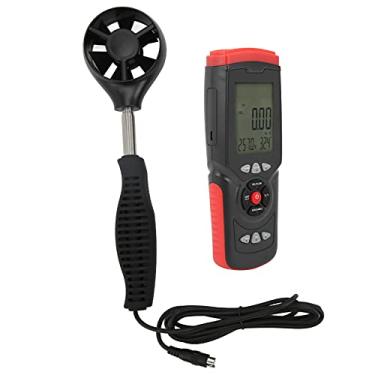 Imagem de KIMISS Anemômetro Digital 8907 - Dispositivo de Medição Precisa de Velocidade do, Volume e Temperatura Com Gravação de Dados USB e Recursos de Análise Em Tempo Real